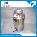 Le lait d&#39;acier inoxydable 30L / 50L / 100L peut / chaudière / réservoir dans la machine de traitement de produits laitiers